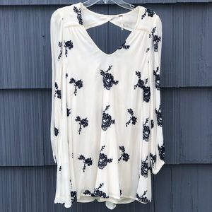 Free People Oxford Embroidered Dress